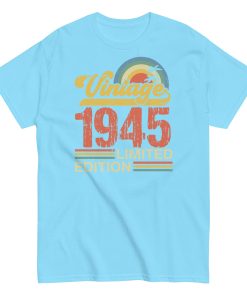 Vintage 1945 T-shirt Design Limited Edition Birth Year Gift