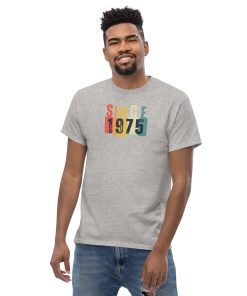Since 1975 Birthday T-shirt 50th Birthday Gift For Him