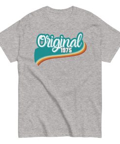 Original 1975 T-Shirt 50th Birthday Gift for 1975 Birth Year