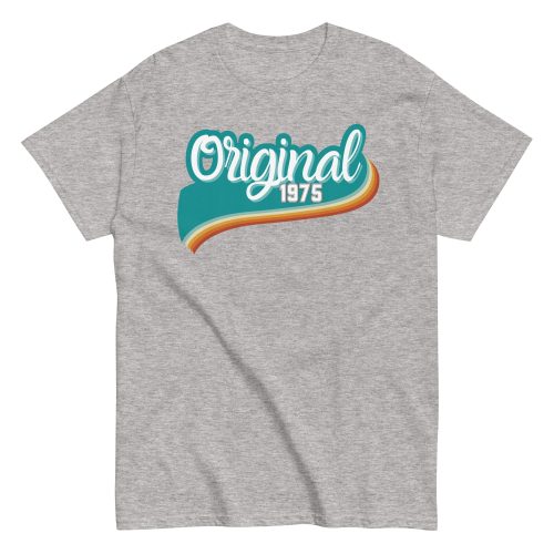 Original 1975 T-Shirt 50th Birthday Gift for 1975 Birth Year