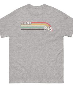 Established 1975 50th Birthday Gift T-shirt