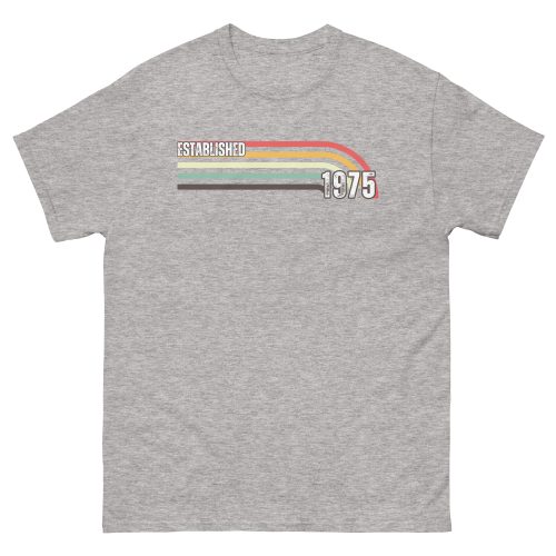 Established 1975 50th Birthday Gift T-shirt