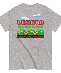 Legend Since 1975 Retro Gaming T-shirt 50th Birthday Tshirt