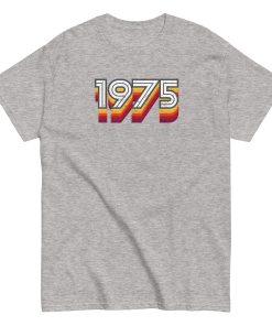 1975 Birth Year Gift T-shirt 50th Birthday Tshirt 1975 Retro
