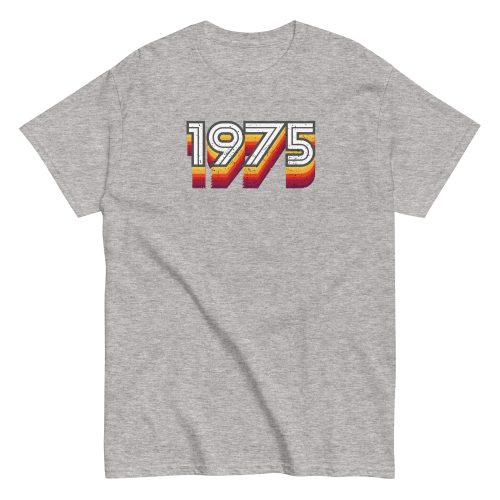 1975 Birth Year Gift T-shirt 50th Birthday Tshirt 1975 Retro
