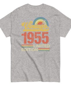 Vintage 1955 Limited Edition Birthday T-shirt Gift 1955