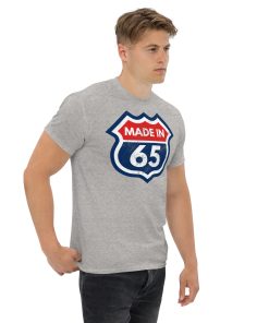 1965 Birthday T-Shirt Gift Made in 65 US Route Sign