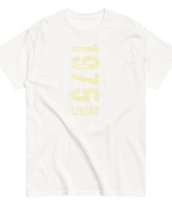 1975 Legend T-shirt 50th Birthday Gift for Him 1975