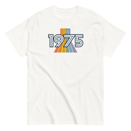 1975 Birth Year Gift T-shirt 50th Birthday T-shirt Retro 1975
