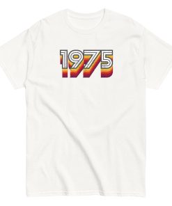 1975 Birth Year Gift T-shirt 50th Birthday Tshirt 1975 Retro