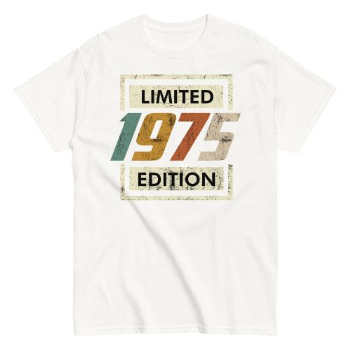 1975 Birthday Year Gift T-shirt Born In 1975 Limited Edition T-shirt