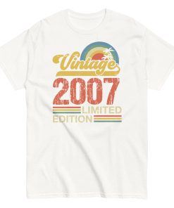 2007 Birthday Gift T-shirt Limited Edition T-shirt