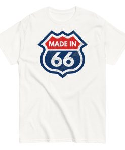 1966 Birthday Gift T-shirt Made in 66 US Route 66 Style
