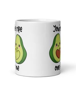You’re The Ripe One For Me Corny Valentines Mug Avocado