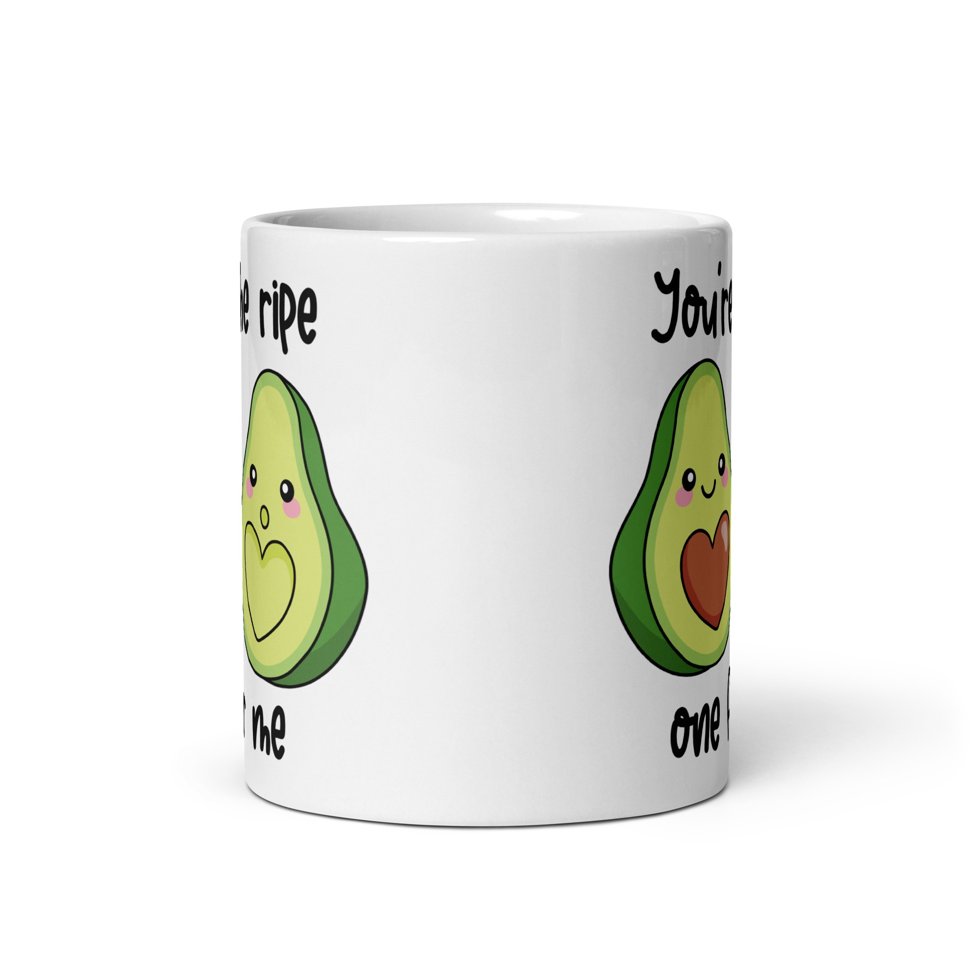 You’re The Ripe One For Me Corny Valentines Mug Avocado
