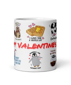Valentine’s Mug For Him Funny Corny Jokes Puns Mug