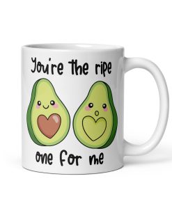 You’re The Ripe One For Me Corny Valentines Mug Avocado
