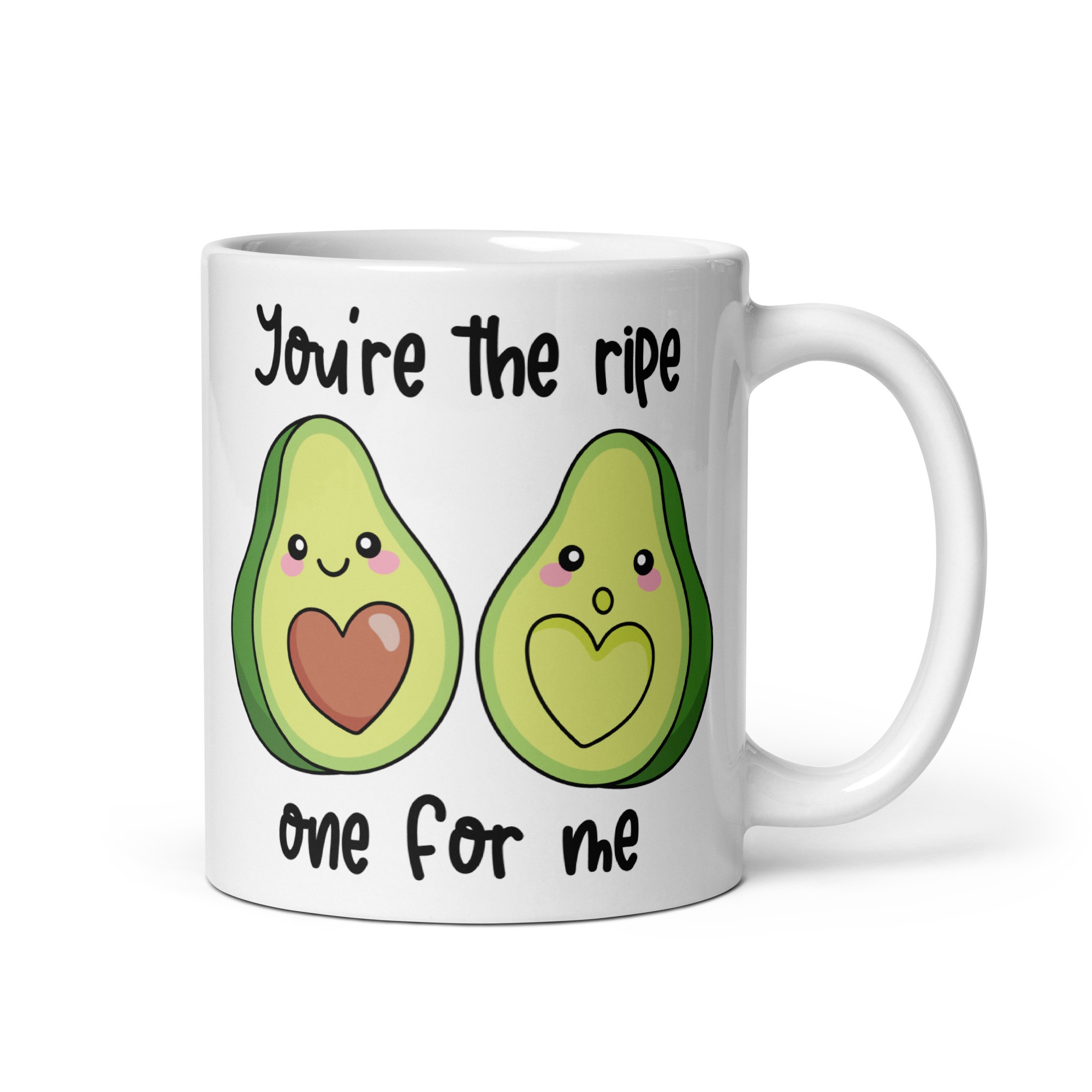 You’re The Ripe One For Me Corny Valentines Mug Avocado