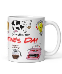 Valentine’s Mug For Him Funny Corny Jokes Puns Mug