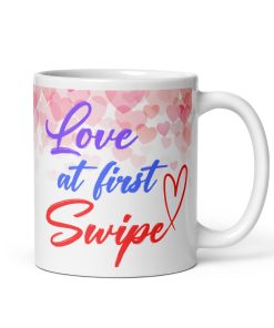 Love At First Swipe Mug Valentine’s Day Gift Mug