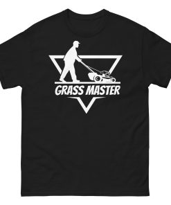 Grass Master T Shirt Gardening T Shirts UK Gardener GIft Idea