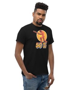 50th Birthday Cricket Gift T-shirt 50 Not Out T-shirt