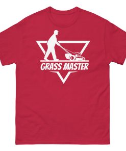 Grass Master T Shirt Gardening T Shirts UK Gardener GIft Idea