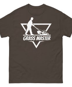 Grass Master T Shirt Gardening T Shirts UK Gardener GIft Idea