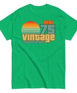 1975 Birthday T-Shift Gift Real 75 Vintage Limited Edition