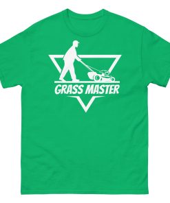 Grass Master T Shirt Gardening T Shirts UK Gardener GIft Idea