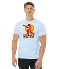 50th Birthday Cricket Gift T-shirt 50 Not Out T-shirt