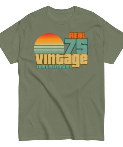1975 Birthday T-Shift Gift Real 75 Vintage Limited Edition