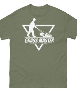 Grass Master T Shirt Gardening T Shirts UK Gardener GIft Idea