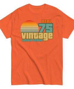 1975 Birthday T-Shift Gift Real 75 Vintage Limited Edition