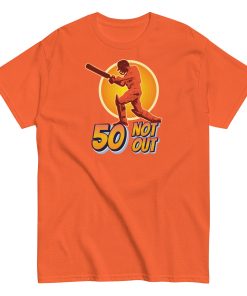 50th Birthday Cricket Gift T-shirt 50 Not Out T-shirt