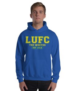 Leeds United FC Hoodie The Whites Est 1919 LUFC