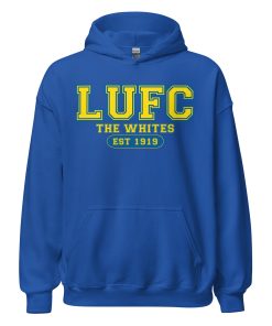 Leeds United FC Hoodie The Whites Est 1919 LUFC