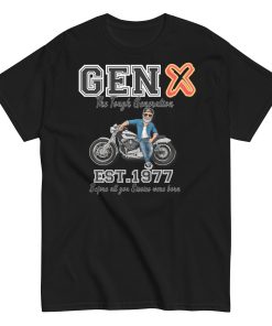 GEN X Est. 1977 T-shirt Birthday Gift For 1977 Birth Year