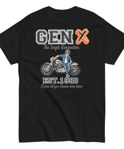 GEN X Est. 1980 T-shirt Birthday Gift For 1980 Birth Year