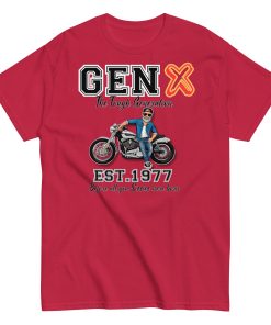 GEN X Est. 1977 T-shirt Birthday Gift For 1977 Birth Year