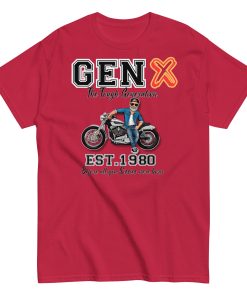 GEN X Est. 1980 T-shirt Birthday Gift For 1980 Birth Year