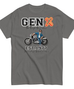 GEN X Est. 1977 T-shirt Birthday Gift For 1977 Birth Year