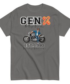 GEN X Est. 1980 T-shirt Birthday Gift For 1980 Birth Year