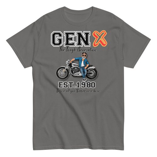 GEN X Est. 1980 T-shirt Birthday Gift For 1980 Birth Year