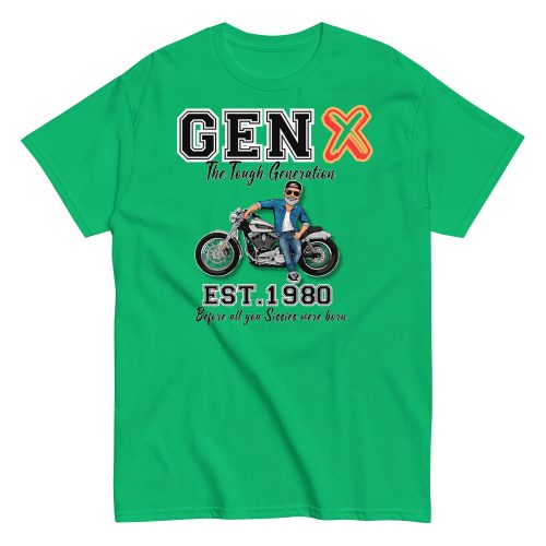 GEN X Est. 1980 T-shirt Birthday Gift For 1980 Birth Year