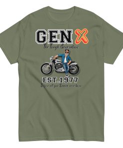 GEN X Est. 1977 T-shirt Birthday Gift For 1977 Birth Year