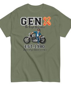 GEN X Est. 1980 T-shirt Birthday Gift For 1980 Birth Year