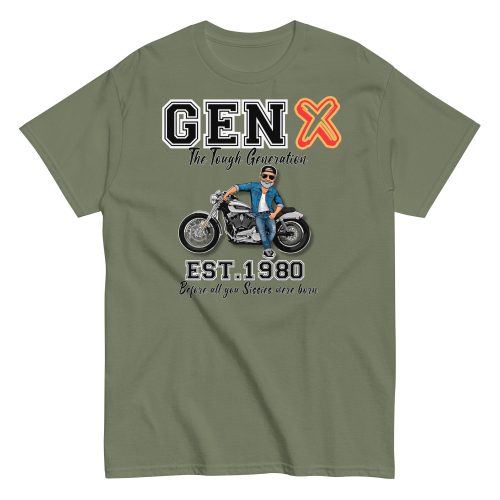 GEN X Est. 1980 T-shirt Birthday Gift For 1980 Birth Year