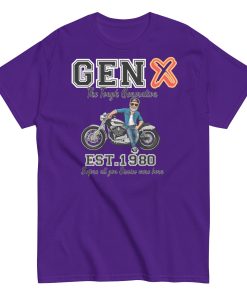 GEN X Est. 1980 T-shirt Birthday Gift For 1980 Birth Year