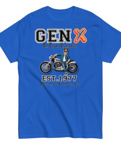 GEN X Est. 1977 T-shirt Birthday Gift For 1977 Birth Year
